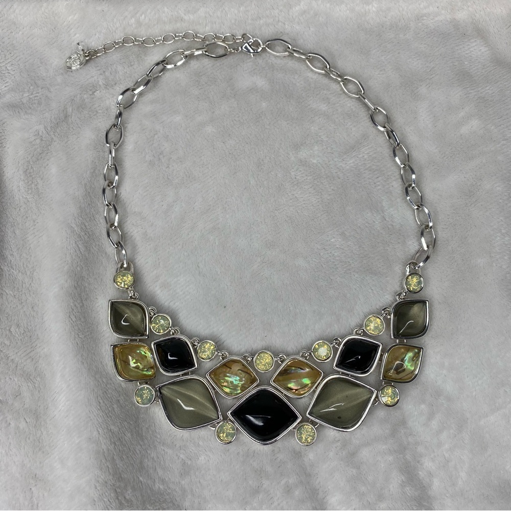 Dana Buchman Diamond Shaped Statement Necklace